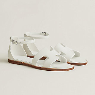 人気☆【HERMES】サンダル Santorini Blanc ホワイト レディース Santorini sandal | Hermès USA
